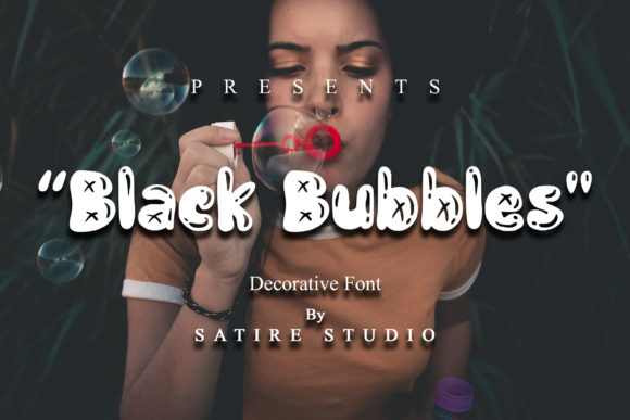 Black Bubbles: A Modern Typographic Solution for Creative Design