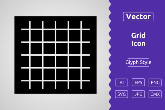 Vector Grid Glyph Icon: A Strategic Tool for Creative and Professional Projects