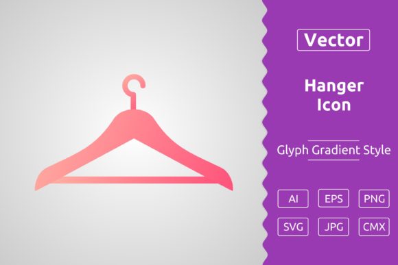 Vector Hanger Gradient Icon: A Versatile Design Asset for Modern Projects