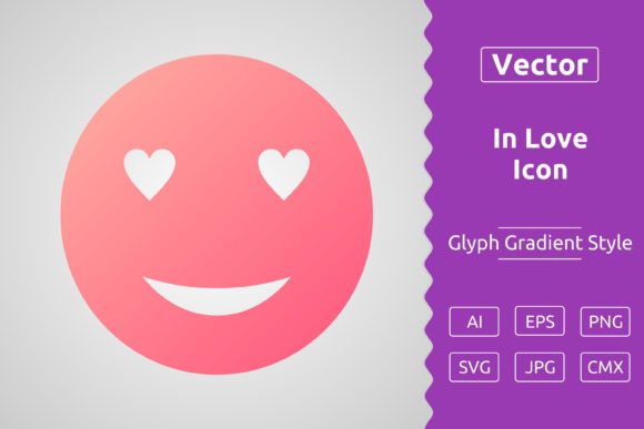 Vector in Love Gradient Icon