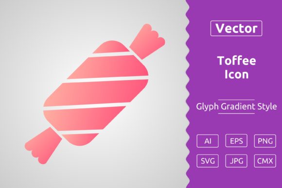 Vector Toffee Gradient Icon: A Modern Design Asset for Creative Professionals