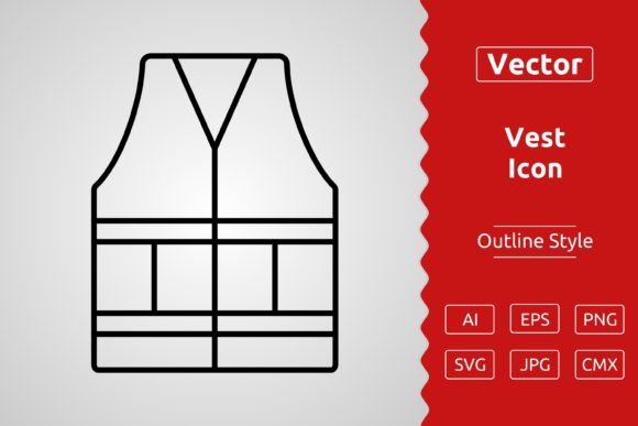 Vector Vest Outline Icon: A Versatile Tool for Designers and Creators