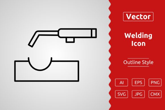 Vector Welding Outline Icon